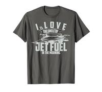I Love The Smell Of Jet Fuel In The Morning Pilot Shirt Regalo Camiseta