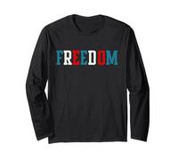 I Love The Taste of Freedom Couples Matching 4th of July tee Manga Larga