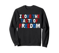 I Love The Taste of Freedom Patriotic 4th of July USA tee Sudadera