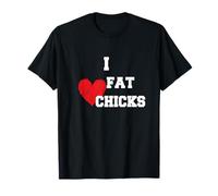 I Love Thick Girls Bold Funny Heart Humor Design Tees Camiseta