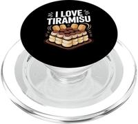 I Love Tiramisú Cake Lovers Delight PopSockets PopGrip para MagSafe