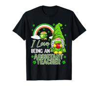 I Love To Be Assistant Teacher St Patrick's Day Gnome Camiseta