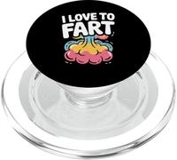 I Love To Fart Declaración Humor Diversión PopSockets PopGrip para MagSafe