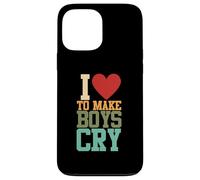 I Love To Make Boys Cry | Fatale Femme | Relación Carcasa para iPhone 13 Pro MAX