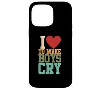 I Love To Make Boys Cry | Fatale Femme | Relación Carcasa para iPhone 14 Pro MAX