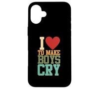 I Love To Make Boys Cry | Fatale Femme | Relación Carcasa para iPhone 16 Plus