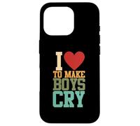 I Love To Make Boys Cry | Fatale Femme | Relación Carcasa para iPhone 16 Pro