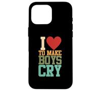 I Love To Make Boys Cry | Fatale Femme | Relación Carcasa para iPhone 16 Pro MAX