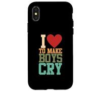 I Love To Make Boys Cry | Fatale Femme | Relación Carcasa para iPhone X/XS