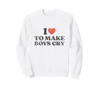 I Love To Make Boys Cry Girls Women Cute Trashy Y2K Ropa Sudadera