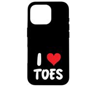 I Love Toes - Podología Podólogo Pie Pie Carcasa para iPhone 16 Pro