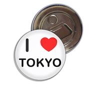 I Love Tokyo - Abrebotellas con imán de nevera de 55 mm