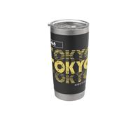 I Love Tokyo, Cool Wonderful Tokyo Japan Graphic Cool Design Vaso térmico de acero inoxidable de doble pared
