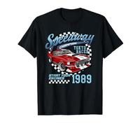 I Love Tokyo, Tokio Japan Car Rasing, Tokio Fashion Graphic Camiseta gráfica económica, Hombre, Negro, S