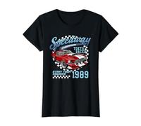 I Love Tokyo, Tokio Japan Car Rasing, Tokio Fashion Graphic Camiseta gráfica económica, Mujer, Negro, L