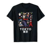 I Love Tokyo, Wonderful Tokyo Japan Childish Culture Doodles Camiseta