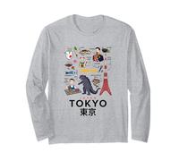 I Love Tokyo, Wonderful Tokyo Japan Childish Culture Doodles Manga Larga