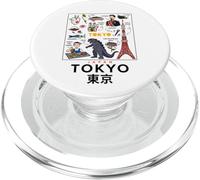 I Love Tokyo, Wonderful Tokyo Japan Childish Culture Doodles PopSockets PopGrip para MagSafe