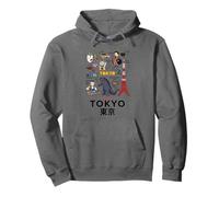 I Love Tokyo, Wonderful Tokyo Japan Childish Culture Doodles Sudadera con Capucha