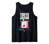 I Love Tokyo, Wonderful Tokyo Japan Childish Retro Milk Camiseta sin Mangas
