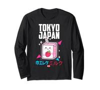 I Love Tokyo, Wonderful Tokyo Japan Childish Retro Milk Manga Larga