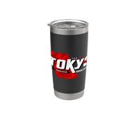 I Love Tokyo, Wonderful Tokyo Japan Graphic Cool Design Vaso térmico de acero inoxidable de doble pared