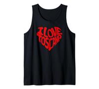 I Love Toscana Camiseta sin Mangas