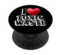 I Love Toxic Waste | Cita de la película de 1980 Sarcástico PopSockets PopGrip Adhesivo
