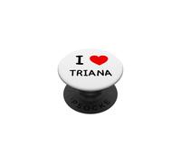 I Love Triana con Corazón PopSockets PopGrip Adhesivo