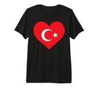 I Love Türkiye In My Heart Bandera Turca Arte Orgullo Nacional Camiseta Premium