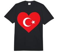 I Love Türkiye In My Heart Bandera Turca Arte Orgullo Nacional Comfort Colors Adult Heavyweight T-Shirt