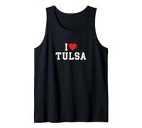 I Love Tulsa - Oklahoma - Throwback Design - Classic Camiseta sin Mangas