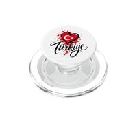 I Love Turkey Vacaciones Viaje Corazón Bandera Souvenir Art PopSockets PopGrip para MagSafe