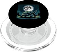 I Love Turtles Sea Costume Noche Paseo Fresco Luna Llena Árboles PopSockets PopGrip para MagSafe