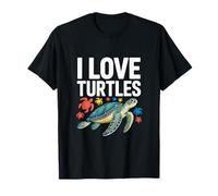 I Love Turtles Sea Creatures Pasión Camiseta