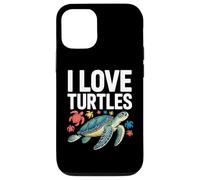 I Love Turtles Sea Creatures Pasión Carcasa para iPhone 12/12 Pro