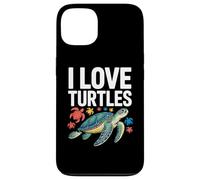 I Love Turtles Sea Creatures Pasión Carcasa para iPhone 13