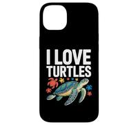 I Love Turtles Sea Creatures Pasión Carcasa para iPhone 14 Plus