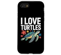 I Love Turtles Sea Creatures Pasión Carcasa para iPhone SE (2020) / 7/8