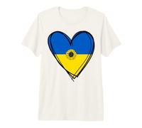 I Love Ukraine Cool Ucrania Bandera Corazón Ucraniano Mommy Pride Camiseta Premium