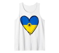 I Love Ukraine Cool Ucrania Bandera Corazón Ucraniano Mommy Pride Camiseta sin Mangas