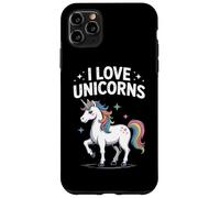 I Love Unicorns Rainbow Fantasía Diversión Carcasa para iPhone 11 Pro Max
