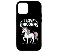 I Love Unicorns Rainbow Fantasía Diversión Carcasa para iPhone 12/12 Pro