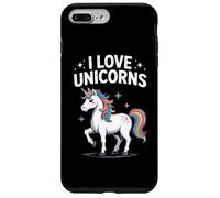 I Love Unicorns Rainbow Fantasía Diversión Carcasa para iPhone 7 Plus/8 Plus
