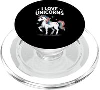 I Love Unicorns Rainbow Fantasía Diversión PopSockets PopGrip para MagSafe
