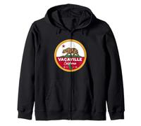 I Love Vacaville California CA Bandera y Insignia de Oso Sudadera con Capucha