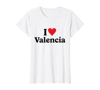 I Love Valencia Camiseta gráfica económica