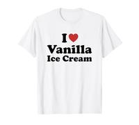 I Love Vanilla Ice Cream Camiseta