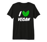 I Love Vegan - Plant Based Gift Vegetarian Camiseta Premium