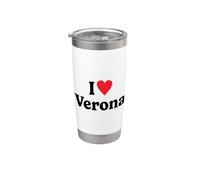 I love Verona Vaso térmico de acero inoxidable de doble pared